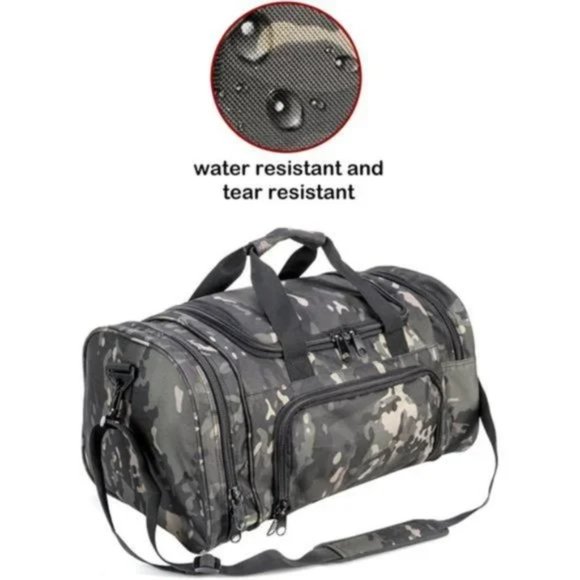 Military Tactical Duffle Bag Black Multicam - Picture 2 of 8